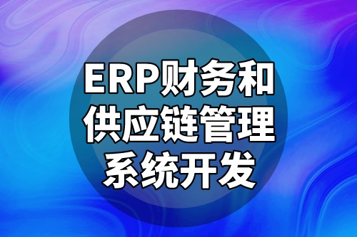 ERP財務和供應鏈管理系統開發優化企業運營模式(圖2)